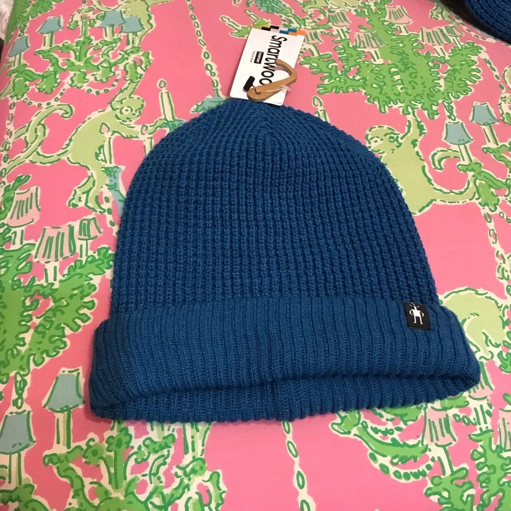 Smartwool Creek Run Beanie Hat nival blue heather
